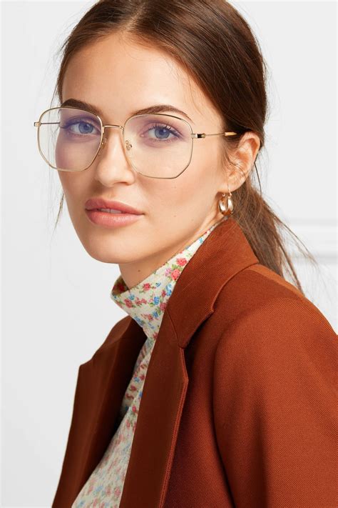 golden gucci glasses|gold Gucci glasses women.